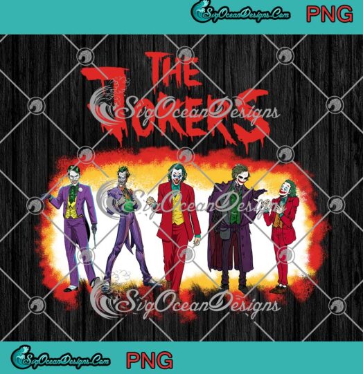 The Jokers PNG Joker Mashup PNG JPG Design For Shirt Digital Download