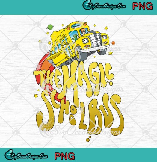 The Magic School Bus PNG Ms. Frizzle TV Show 90s Kids Gifts PNG JPG