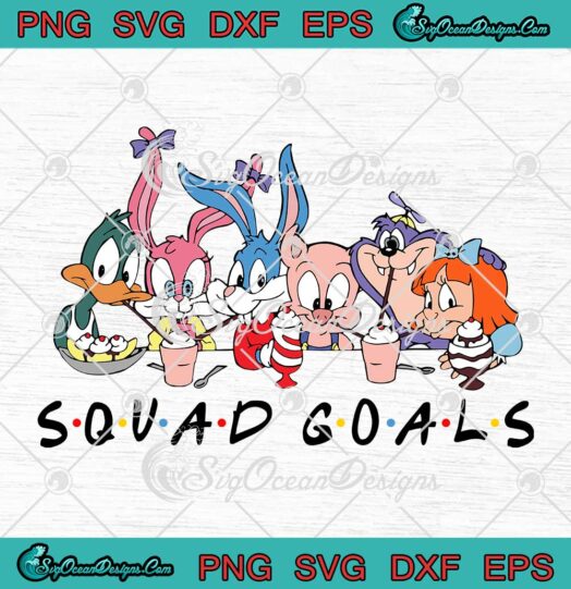 Tiny Toon Squad Goals Friends Style SVG Tiny Toon Adventures Characters Cartoon SVG PNG EPS DXF Cricut File