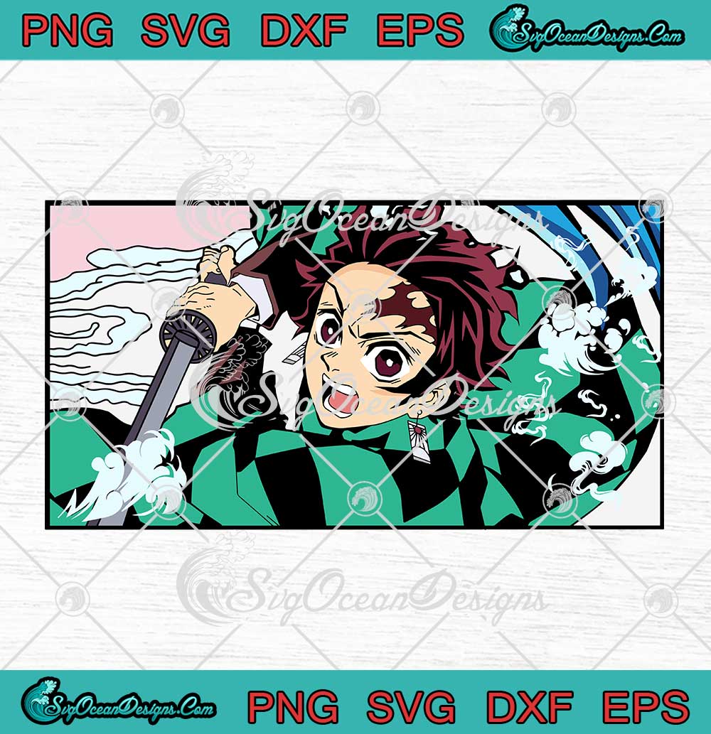 Kamado Tanjiro Svg, Love Anime Svg, Anime Manga Svg, Manga Svg, Anime Svg,  png, eps, dxf digital download.