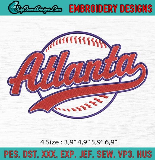 Atlanta NFL Logo Embroidery File