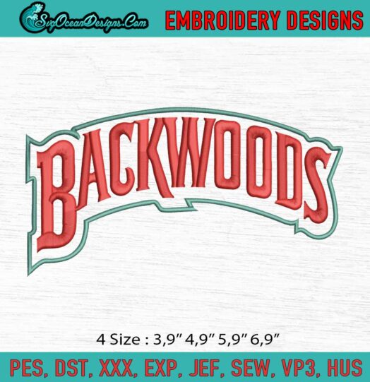 Backwoods Logo Embroidery File