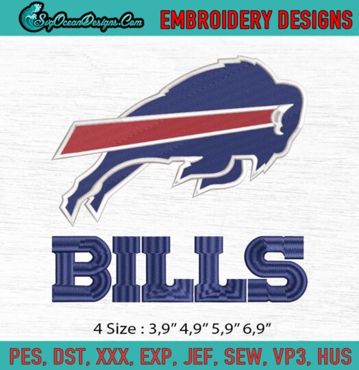 Buffalo Bills Logo Embroidery File