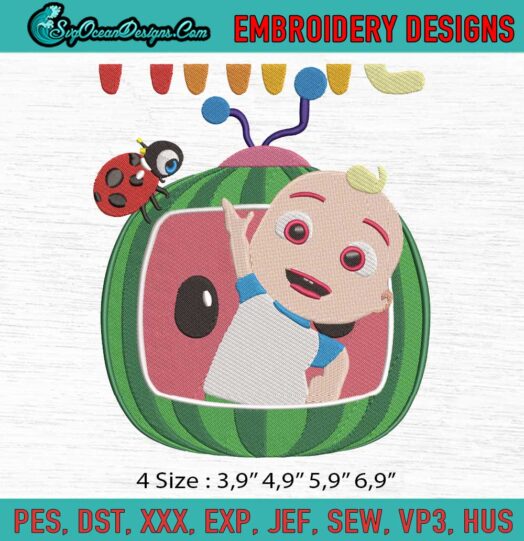Cocomelo Logo Embroidery File