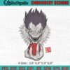 Ryuk Death Note Anime Machine Embroidery Digitizing Design File