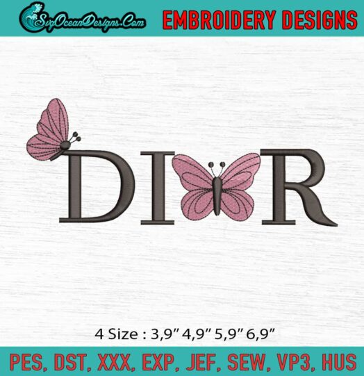 Dior Logo Embroidery File