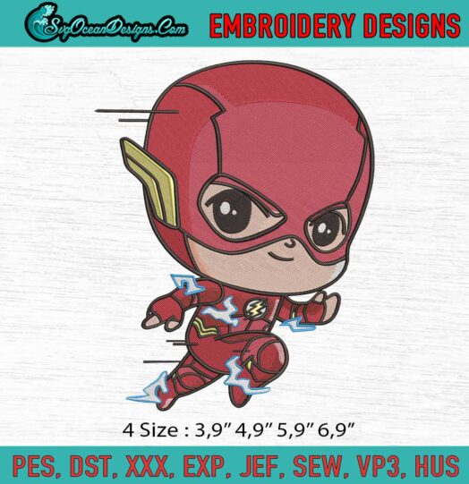 Flash Spider Man Batman Superhero Logo Embroidery File