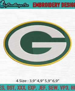 Green Bay Packers embroidery design files