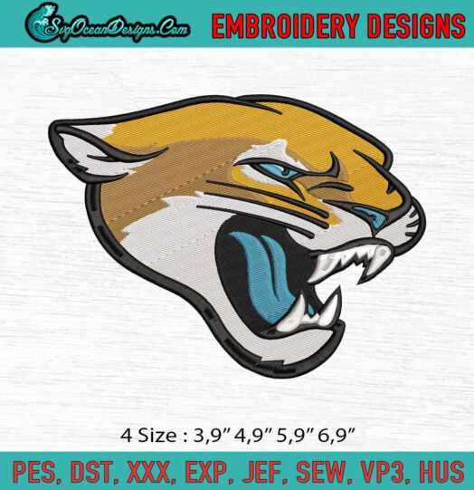 Jacksonville Jaguars Logo Embroidery File
