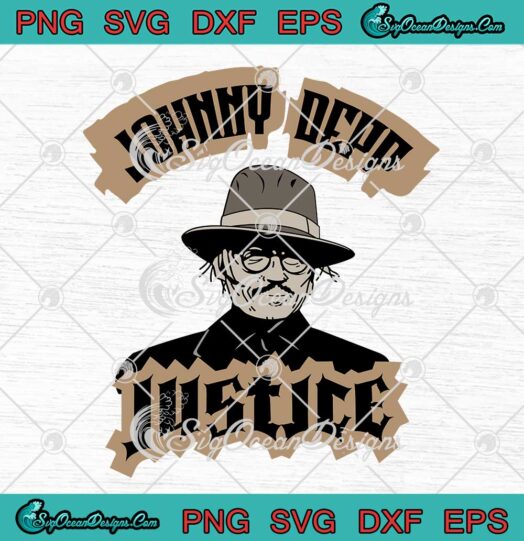 Justice For Johnny Depp SVG Anti Amber Heard SVG PNG EPS DXF Cricut File