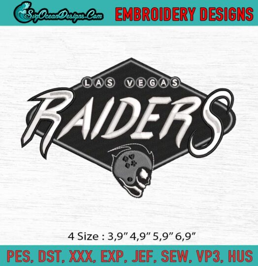 Las Vegar Raiders Logo Embroidery File
