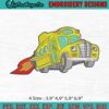 The Magic School Bus Disney Machine Embroidery Digitizing Design File