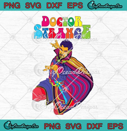 Marvel Doctor Strange SVG In The Multiverse Of Madness Retro Cartoon SVG PNG EPS DXF Cricut File