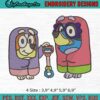 Bandit Heeler And Chilli Heeler- Bluey Disney Machine Embroidery Digitizing Design File