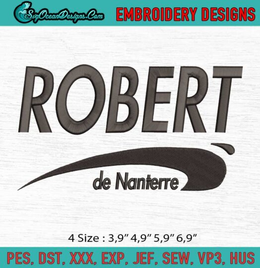 Nike Robert De Nanterre Logo Embroidery File