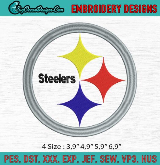 Pittsburgh Steelers Logo Embroidery File