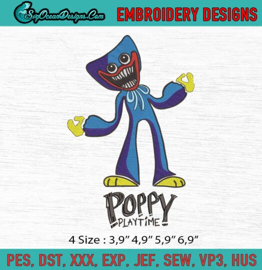 Poppy Playtime Logo Embroidery File