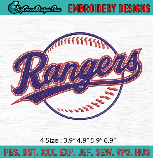 Rangers Logo Embroidery File