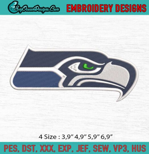 Seattle Seahawks Logo Embroidery File