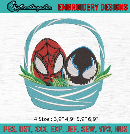 Spiderman Venom Minimal Logo Embroidery File