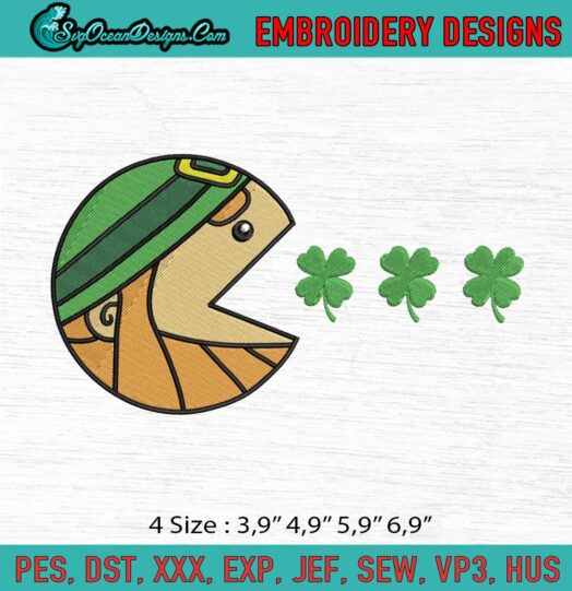 St Patricks Day Logo Embroidery File