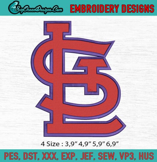 St. Louis Cardinals Logo Embroidery File