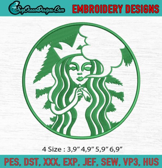 Starbucks Weel Stickers Logo Embroidery File 1