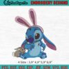 Stitch Bunny Easter Disney Machine Embroidery Digitizing Design File