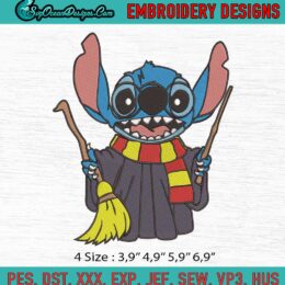 Disney Stitsh Costume Harry Potter Movies Machine Embroidery Digitizing Design File