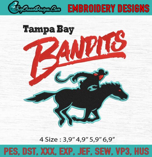 Tampa Bay Bandits return with new USFL Logo Embroidery File