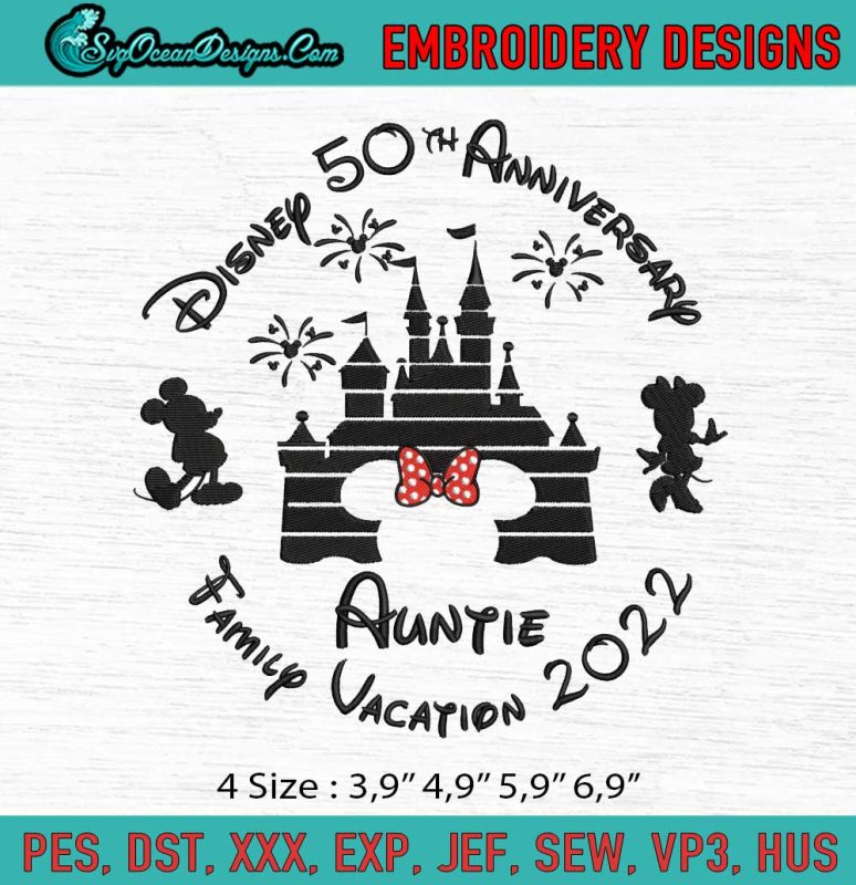 Auntie Disney 50th Anniversary Family Vacation 2022 Disney Kids ...