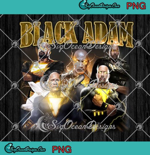 Black Adam Gifts For Fan Movie Graphic Art PNG JPG
