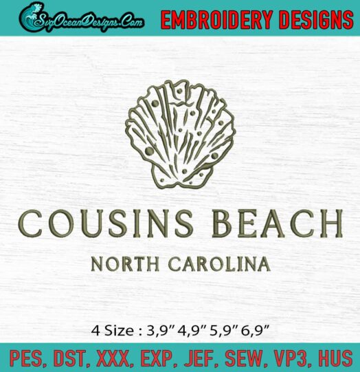 Cousins Beach The Summer I Turned Pretty Logo Embroidery File