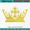 Crown - Royal Party - Christian Machine Embroidery Digitizing Design File