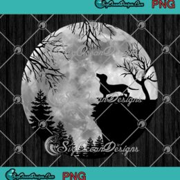 Dachshund Dog Moon Halloween Gifts PNG JPG Design For Shirt Digital Download