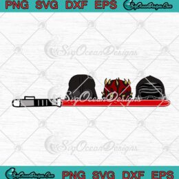 Darth Maul Darth Vader Star Wars Sword SVG PNG EPS DXF Cricut File