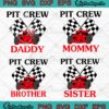Family Pit Crew Race Car Birthday Party SVG Racing Family Gifts Bundle SVG PNG EPS DXF Cricut File