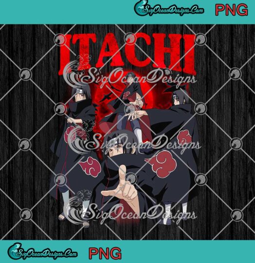 Itachi Uchiha Naruto Japanese Manga Anime Series Graphic Art PNG JPG