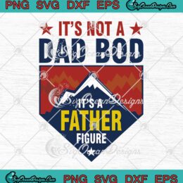 It's Not A Dad Bod It's A Father Figure SVG Dad Joke Father's Day SVG PNG EPS DXF Cricut File