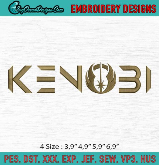 Kenobi Logo Embroidery File