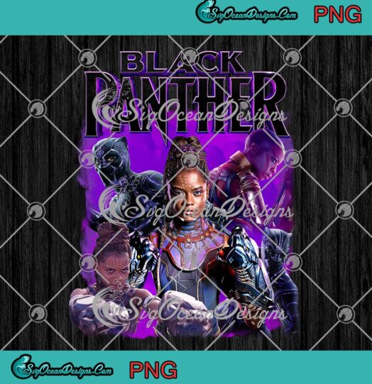 Marvel Black Panther Wakanda Forever PNG Marvel Studios Gifts Graphic Art PNG JPG