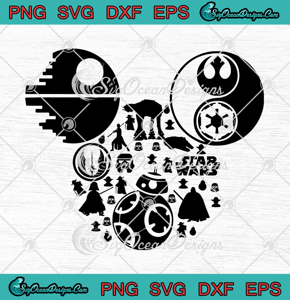 Disney Star Wars SVG: Unleashing the Magic of the Galaxy Far, Far Away in Your Creative Endeavors