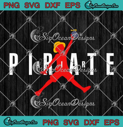 Monkey D. Luffy Air Pirate One Piece Anime Manga SVG PNG EPS DXF Cricut File