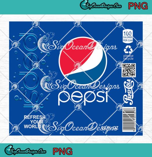 Pepsi Refresh Your World Full Wrap Cup Tumbler PNG JPG