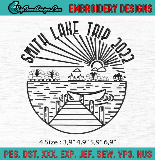Smith Lake Trip 2022 Logo Embroidery File