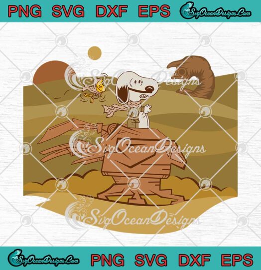 Snoopy Spice War Flying Ace Peanuts SVG PNG EPS DXF Cricut File