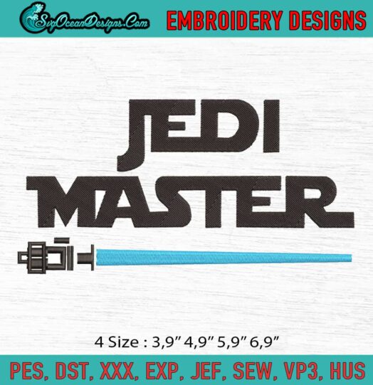 Star Wars Jedi Master Logo Embroidery File