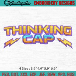 Stranger Things Season 4 - Thinking Cap Machine Embroidery Digitizing Design File