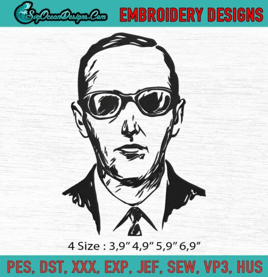 DB Cooper DB Cooper Air Plane Skydiving Parachute Embroidery File
