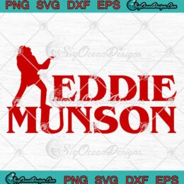 E.Munson, Stranger Things Season 4 SVG, Eddie Munson SVG, Movie Gift SVG PNG EPS DXF, Cricut File